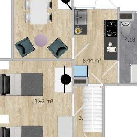 Innenstadtwohnung Fuer Monteure Und Berufsreisende
